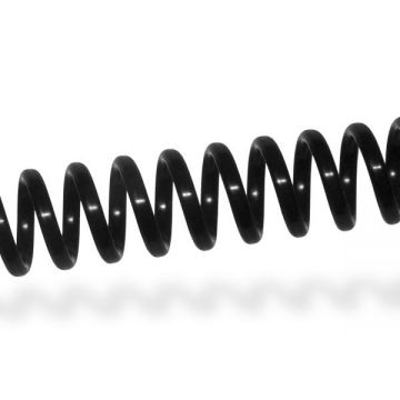 Espiral Plástico Negro Paso 4:1 Ø 16 mm (100 uds.)